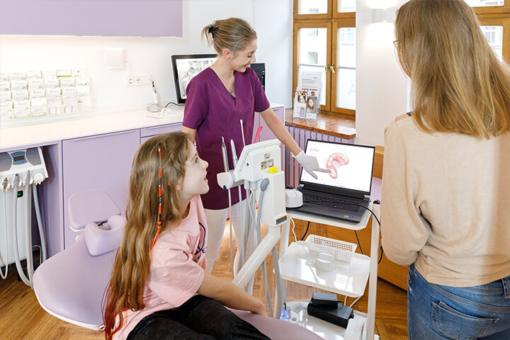 Erklären eines Intraoralscan